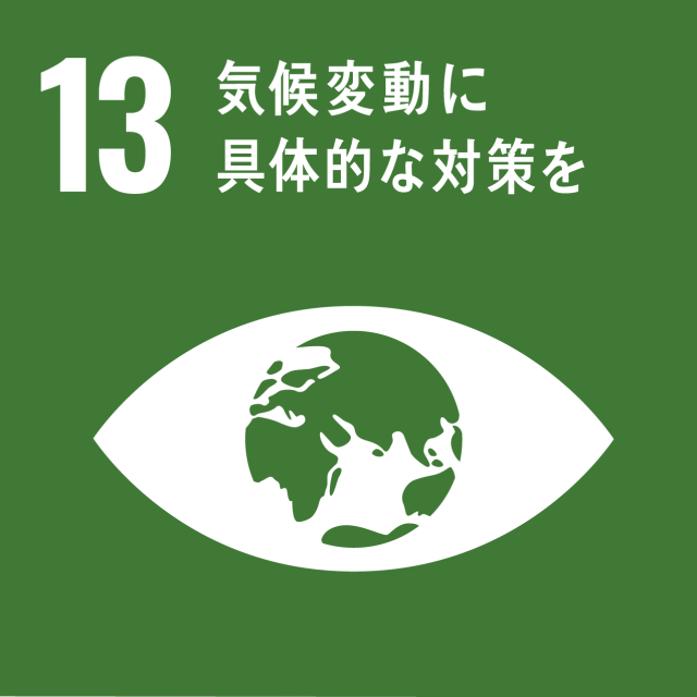 SDGs　ロゴ　13.気候変動に具体的な対策を